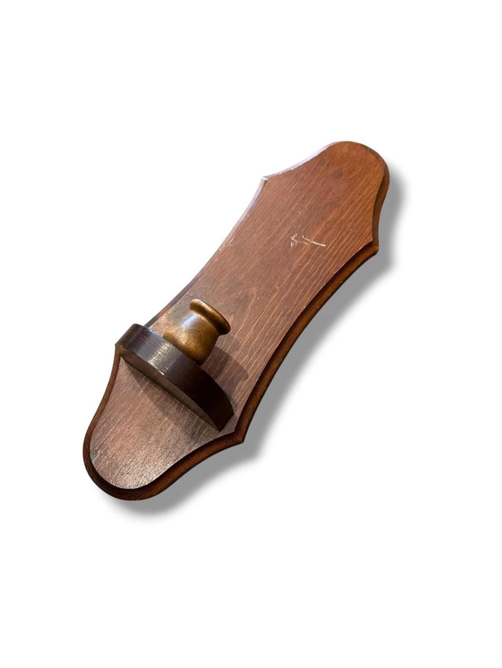 Vintage Wood Sconce Candlestick Holder